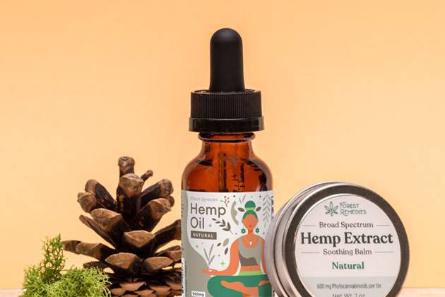 Forest Remedies Hemp and CBD Product Photography