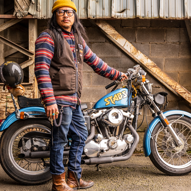 The 1 Moto Show Motorcycle Builder Portrait Photgraphy