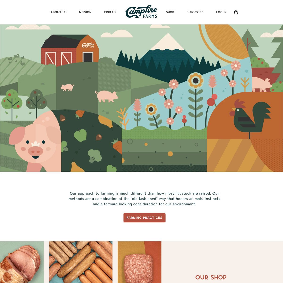 Campfire Farms Homepage