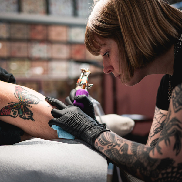 Photo of Tattoo Artist in Portland Oregon